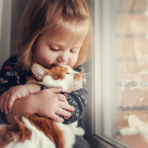 Ventajas de convivir con un gato desde niño